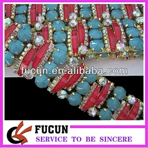 rhinestone beaded trim