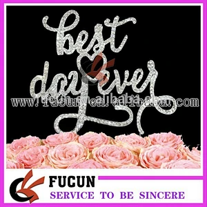 craft supplies fashion high quality cake crystal decoration wedding