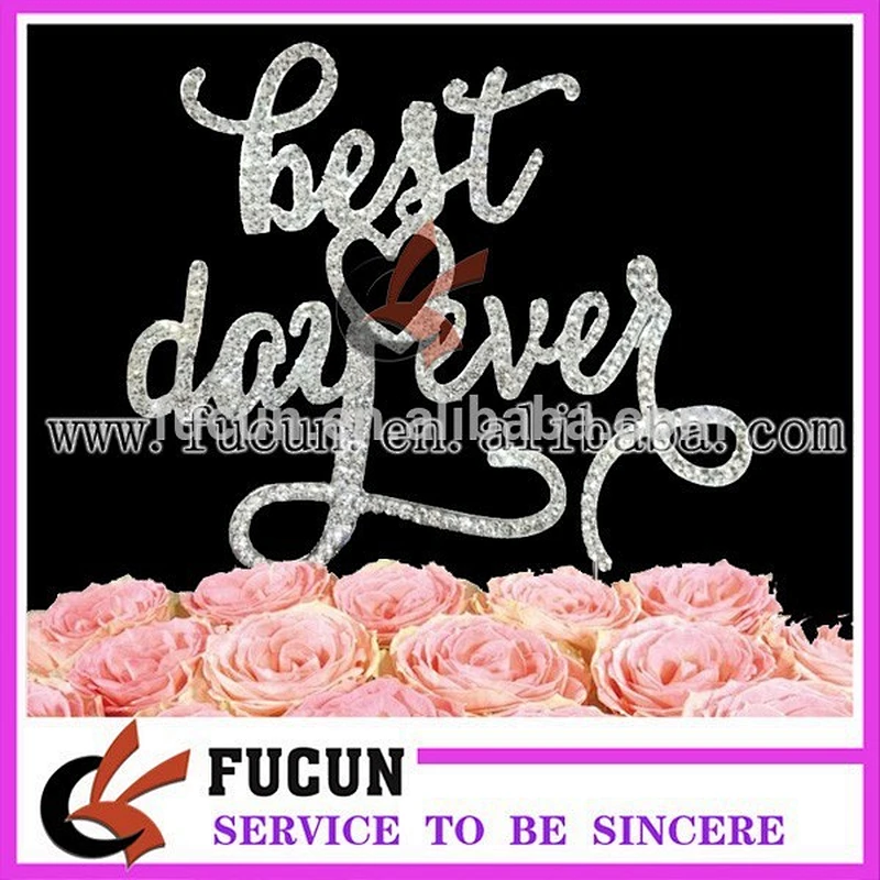 craft supplies fashion high quality cake crystal decoration wedding