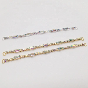 unique fashion new ab crystal color rhinestone thin bikini connectors for bottom bikini