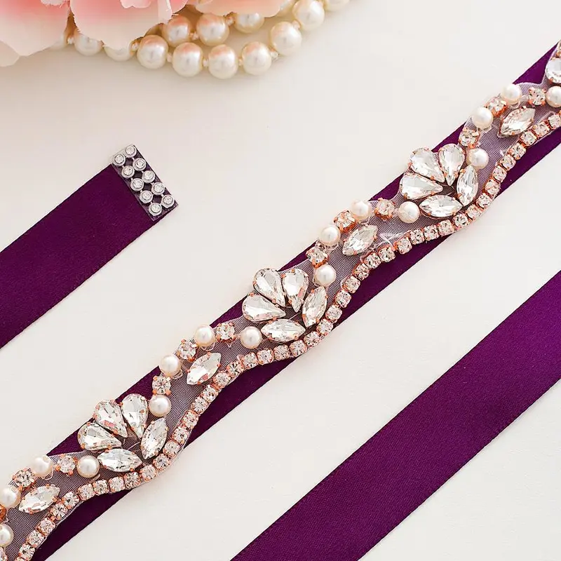 New style Sewing decoration DIY handmade rhinestone strass embroidery applique for dress