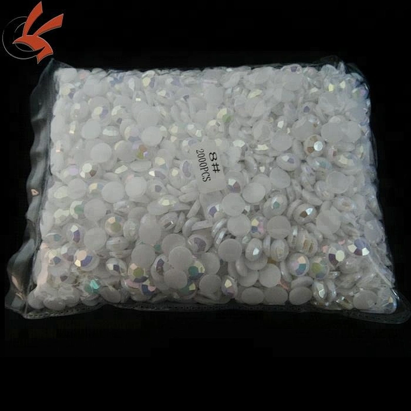 10mm 12mm Flatback Sew On Assorted color Loose Acrylic Gems Stone