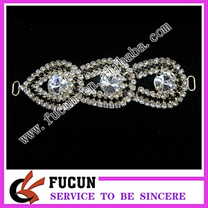 BIKINI CRYSTAL RHINESTONE CONNECTOR FOR SWIMWEAR STUNNING LOOK