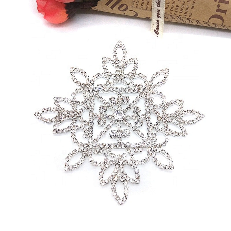 Custom Flatback Metal Base Sew on Crystal Diamond Rhinestone Appliques