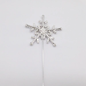 wedding christmas graduation party occasion christmas crystal snowflake cake toppers