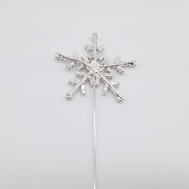 wedding christmas graduation party occasion christmas crystal snowflake cake toppers