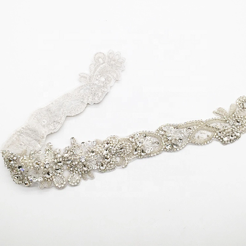 Fashion Wedding Jewelry Simple Charm Vintage Crystal Rhinestone Waistband Applique