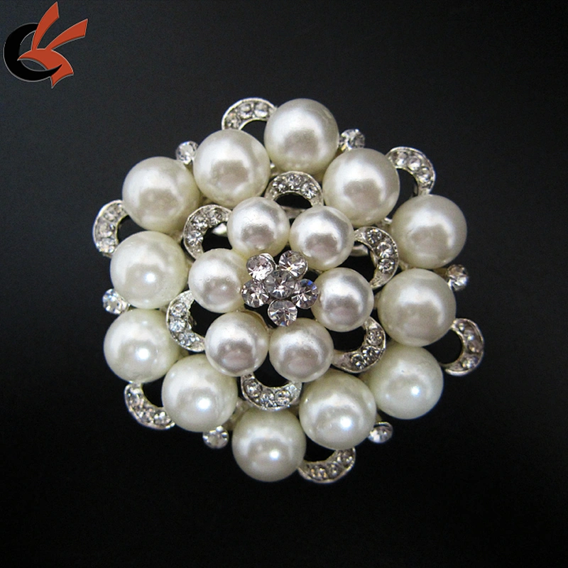 rhinestone pearl brooch for wedding,bridal pearl brooch