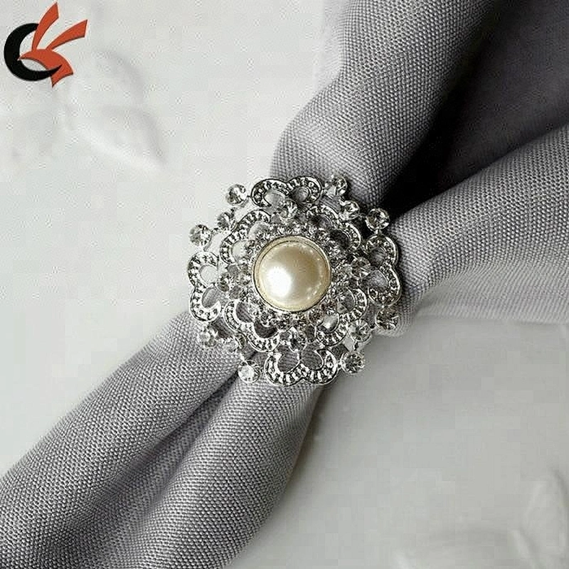 Crystal acrylic napkin ring for Embellishing a Holiday Table or Display