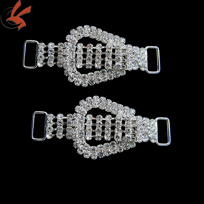 Crystal Rhinestone Bikini Connector Buckle Metal Chain For Swimwmming Wear