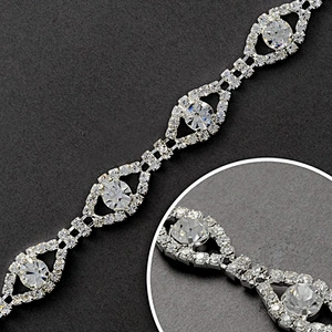 New fashion model pendant tassel decorative lace trim wedding cake crystal fringe trim