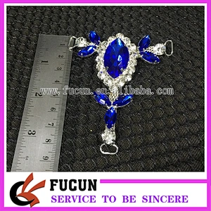 New style ladies sandal rhinestone accessories metal shoe buckle wholesale