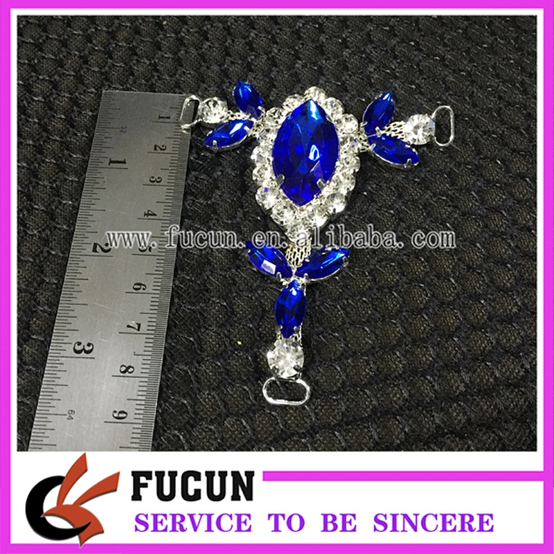 New style ladies sandal rhinestone accessories metal shoe buckle wholesale