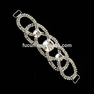 fashion high quality metal rhinestone bikini connector
