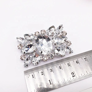 wholesale jewelry main stone acrylic crystal rhinestone fashion shoe buckle