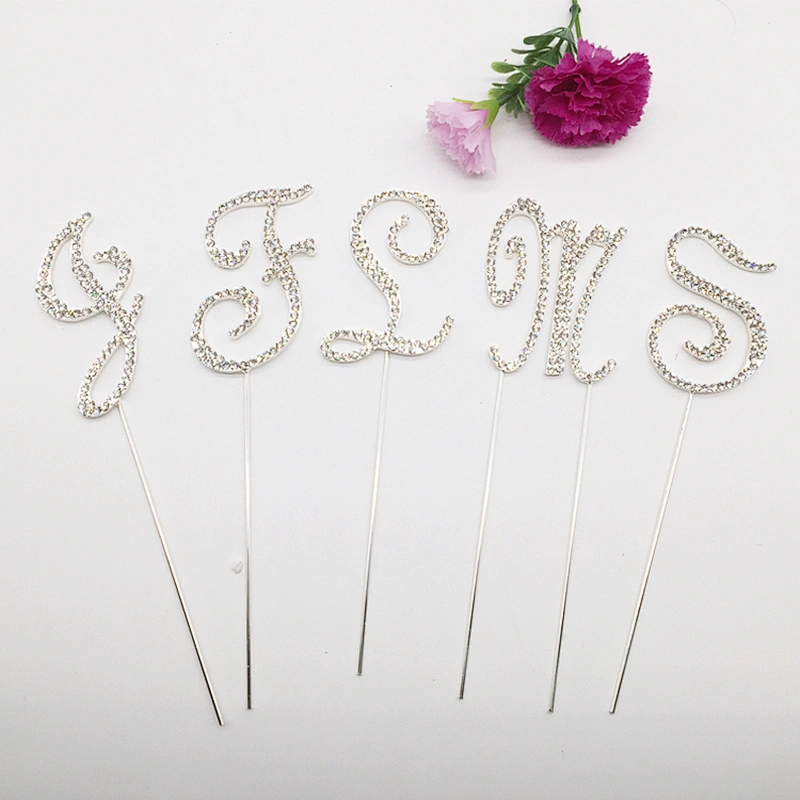 New Product Monogrammed Christening Party Modern Wedding Anniversary  Letter Cake Topper