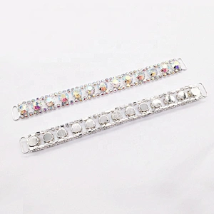 High Quality Swimwear Strap Rhinestone Distant Crystal AB Bikini Connector