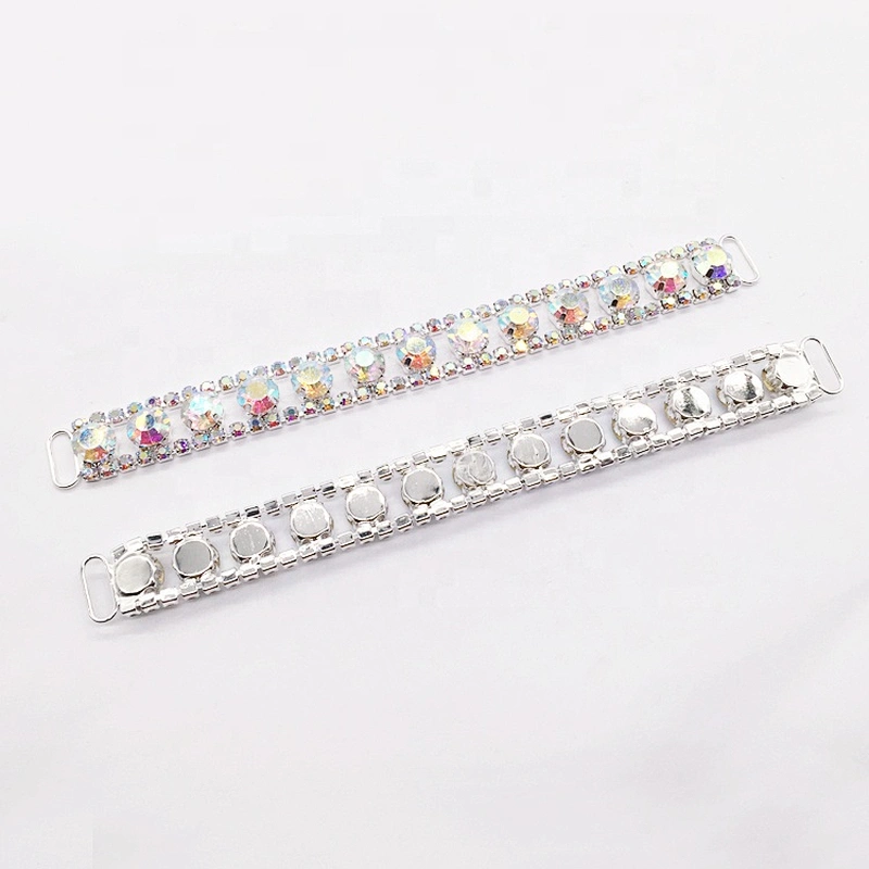 High Quality Swimwear Strap Rhinestone Distant Crystal AB Bikini Connector