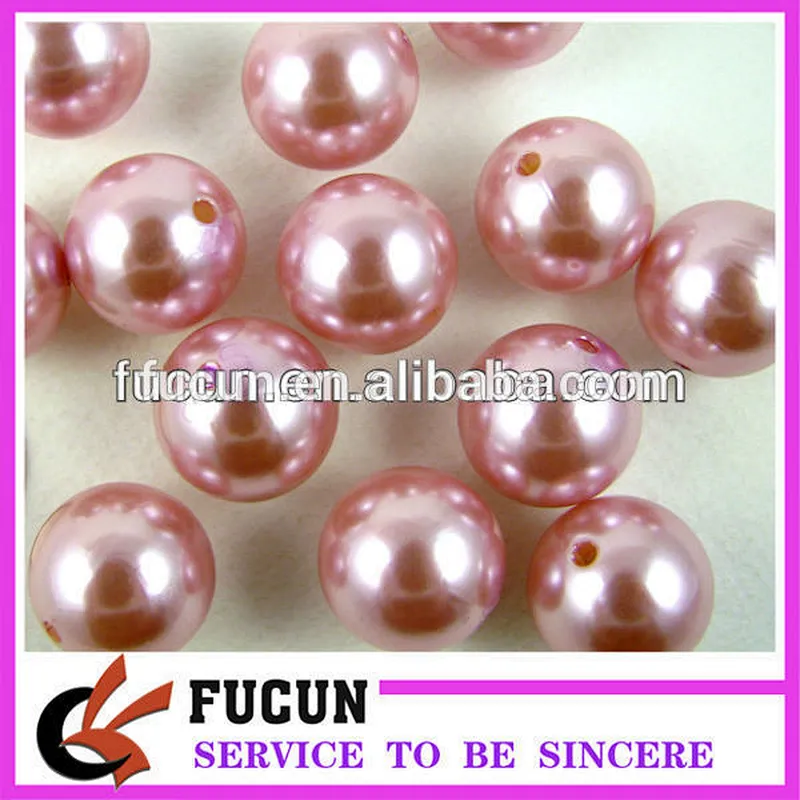 round 6,8,10mm no drill no hole Ivory decoration plastic imitation pearl for garment accessories