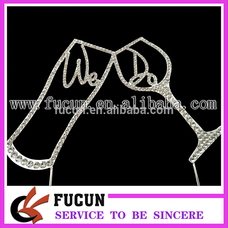 Wholesale Chinese crystal diamante wedding cup 