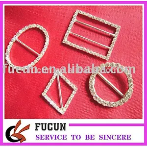 various shape crystal rhinestone buckle metal clothing clips for clothes/bags/shoes