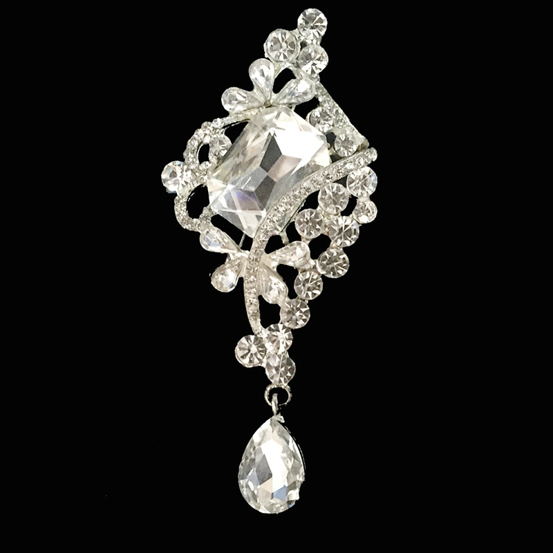 Spring Best Selling Crystal Vintage Brooch Beautiful Women Rhinestone Brooch for sale