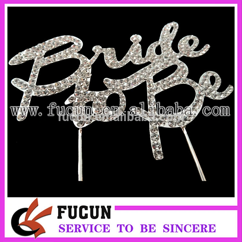 wholesale crystal wedding rhinestone cake toppers wedding decoration supplies in guangzhou