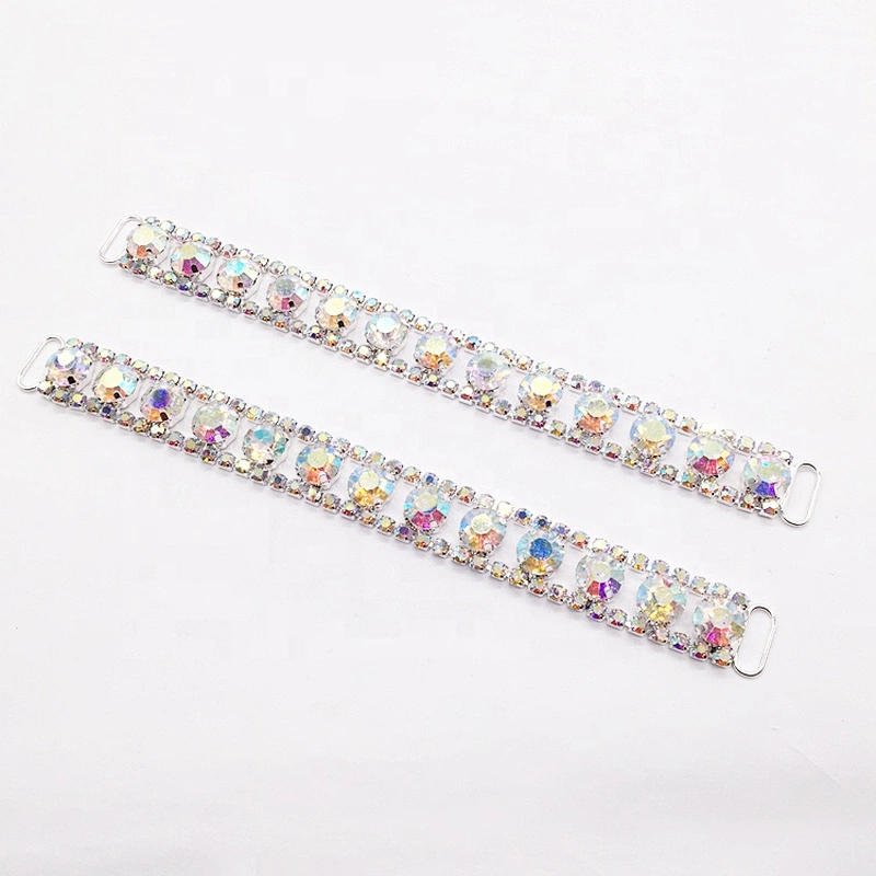 High Quality Swimwear Strap Rhinestone Distant Crystal AB Bikini Connector