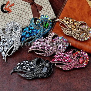 Wholesale Vintage Rhinestone Crystal Brooch Pin for Evening Dress Decoration