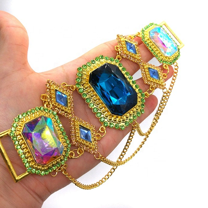 2019 new arrival fashion fancy acrylic rhinestone connector