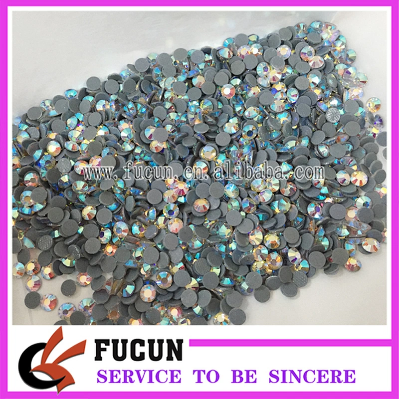 1440pcs 4.6-4.8mm Crystal AB Hot Fix Luxury Rhinestones