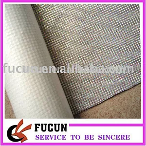 high quality hot fix rhinestone mesh
