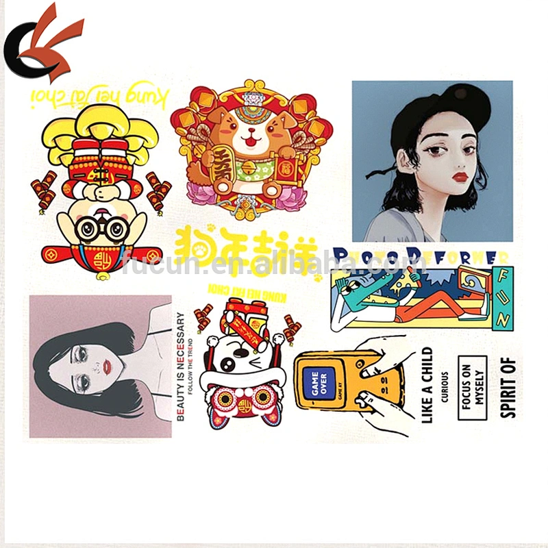 48*64cm/sheet cartoon plastisol heat transfer