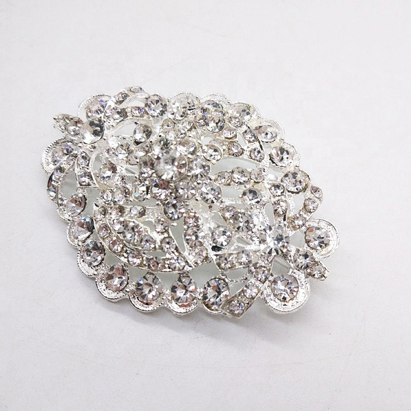 Factory for Sale Rhinestone Wedding Bridal Brooch Pin