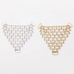 Rhinestone Net Style Crystal Mesh Jewelry Connectors for Bikini