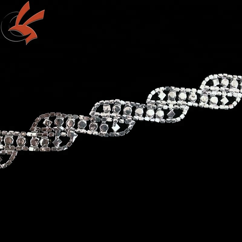 Carnival Wedding shining Crystal Rhinestone Chain Trimming