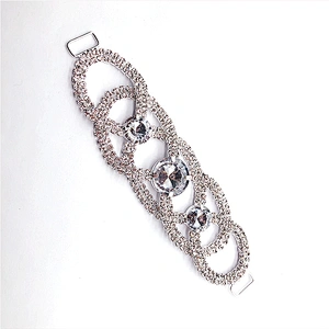 fashion high quality metal rhinestone bikini connector
