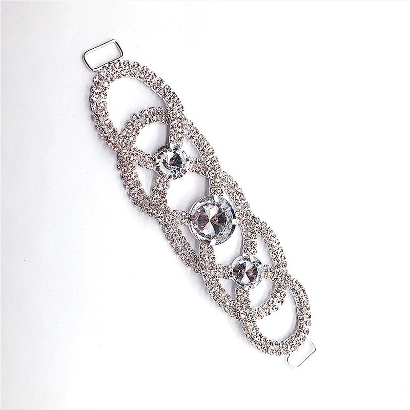 fashion high quality metal rhinestone bikini connector