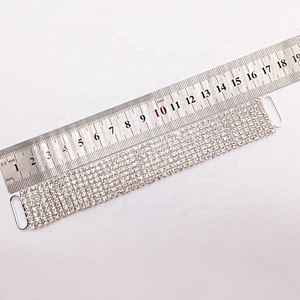 2020 new arrival style sexy lady rhinestone bikini decorative 8 rows crystal bikini connector
