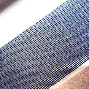 Factory Sale 3mm Assorted Color Hotfix Rhinestone Aluminum Mesh for Decorative