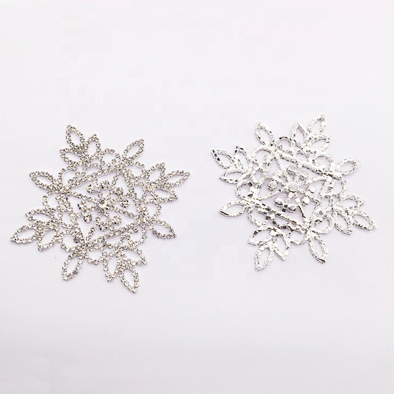 New arrival fashional bling rhinestone design soft flower type rhinestone applique piece