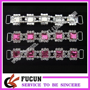 high quality fashion Bikini Rhinestone Connector/Swimwear Buckle/shoe buckles