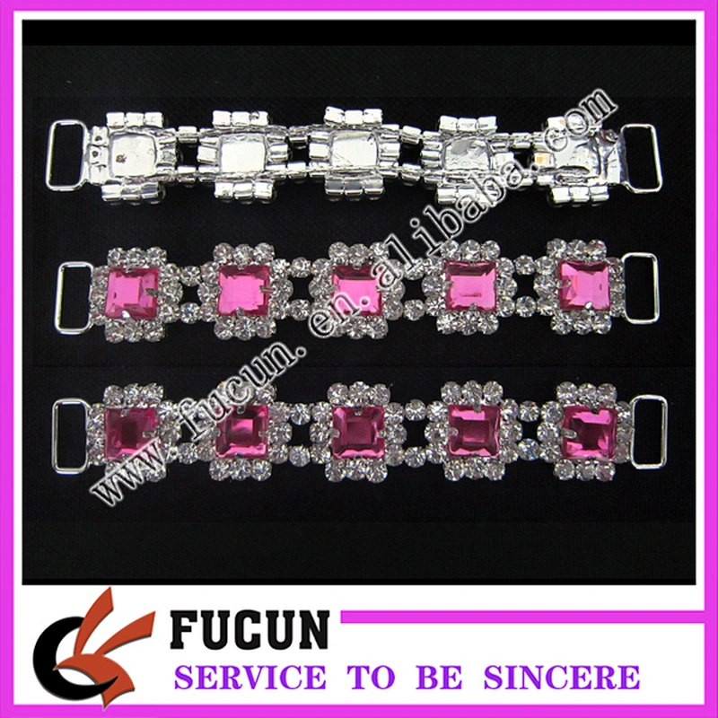 high quality fashion Bikini Rhinestone Connector/Swimwear Buckle/shoe buckles