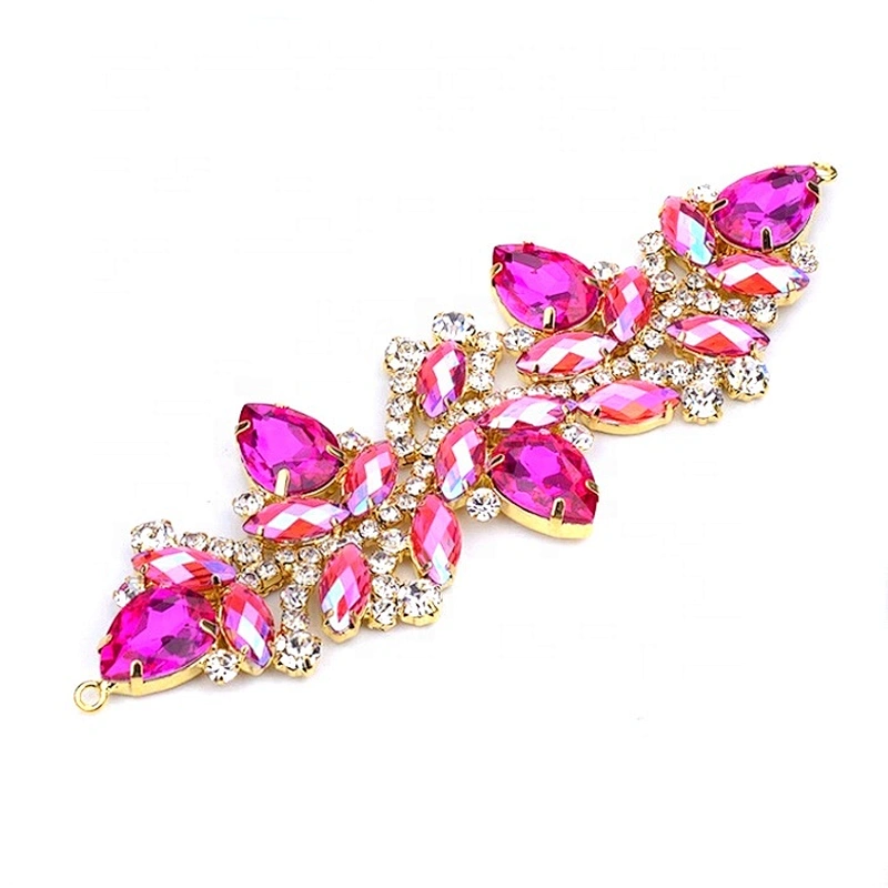 2019 Custom resin stone rhinestone appliques for Carnival costume decoration