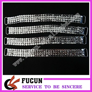 Competition Bikini Trim Czech Rhinestones 4 rows Bikini Connector