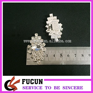 Decorative crystal stone antique shoe buckles shoes heel accessories for women shoes