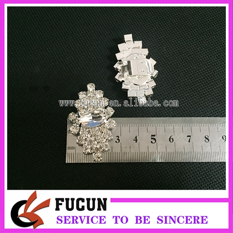 Decorative crystal stone antique shoe buckles shoes heel accessories for women shoes