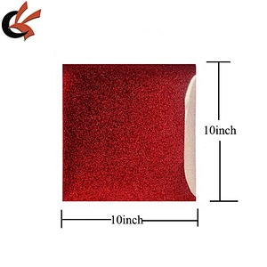 Popular Korea Quality Glitter Heat Transfer Vinyl Sheet for T shirt DIY decoration 10