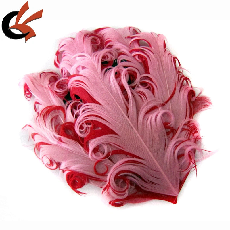 fashion curly colorful feather pads for headbands