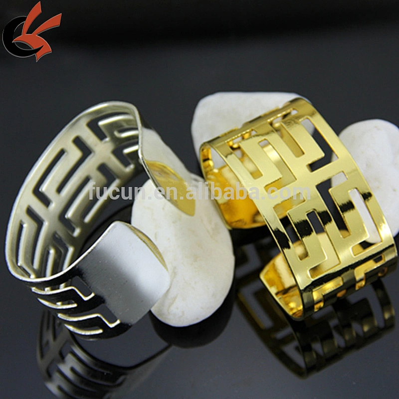 wholesale hotel wedding party table decoration stainless steel napkin ring